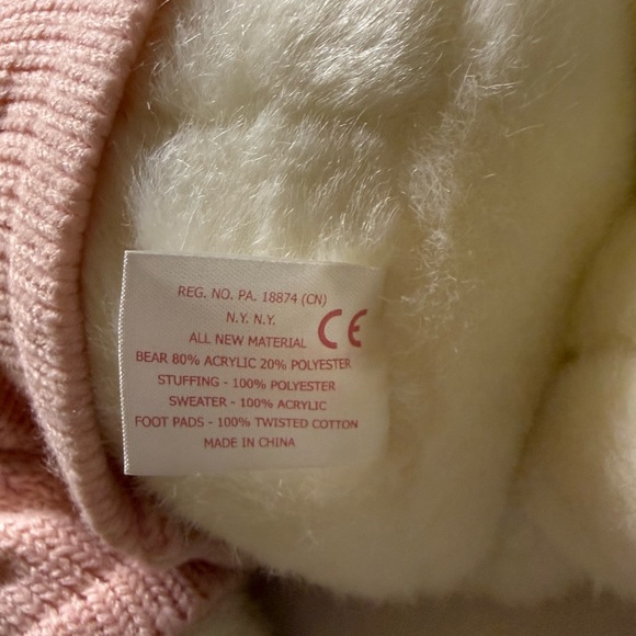 Ralph Lauren Soft Pink Romance Bear - Picture 4 of 5